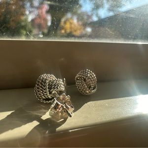 Tiffany & Co. Somerset stud earrings.